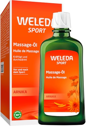 WELEDA Arnika Massageöl (1 x 200 ml) - ideal für eine wärmende Massage zum Schutz vor Verkrampfungen