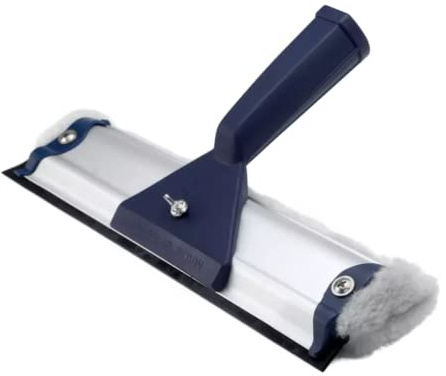Ha-Ra Fensterwischer Standard 32cm I All-In-One Abzieher & Einschäumer I mittelgroßer Fensterwischer I 15 m² Fensterfläche am Stück reinigen mit der Viva-Faser I Qualitätsprodukt