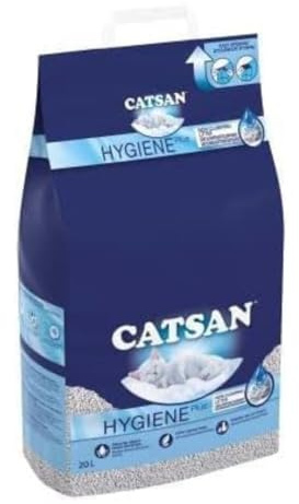 Catsan Hygiene nicht klumpendes Katzenstreu, 3 Packungen (3 x 20l)