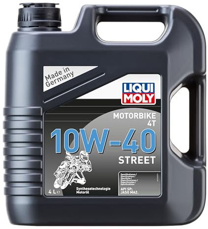 LIQUI MOLY Motorbike 4T 10W-40 Street | 4 L | Motorrad 4-Takt-Öl | Art.-Nr.: 1243