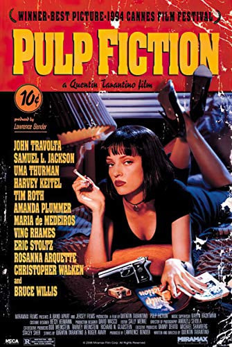 Maxi-Poster mit Pulp-Fiction-Deckblatt Í 61 cm x 91,5 cm