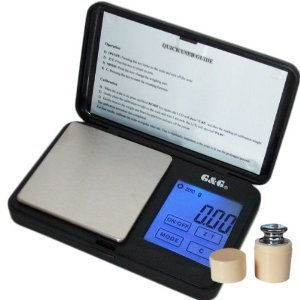 G&G Feinwaage TS 200g x 0.01g inkl. 100g Kalibriergewicht Taschenwaage Digitalwaage Münzwaage Goldwaage