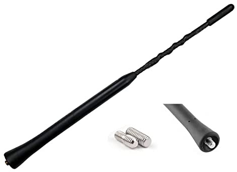 Audioproject A104 - Autoantenne 24cm - kompatibel für VW Golf 4 5 6 7 Passat Lupo Polo 6R Audi A6 Opel Corsa C D Astra G H Ford Focus Renault BMW Seat Skoda Radio-Antenne Dach-Antenne Auto-Radio