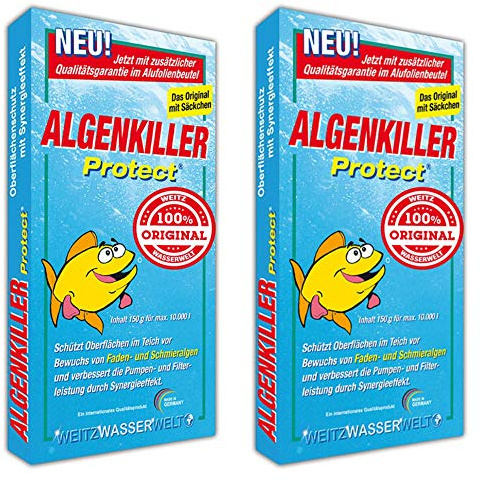 Algenkiller Protect - 2 x 150 gr zuverlässig gegen alle Algen im Teich