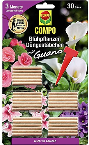 Compo Blühpflanzen Düngestäbchen mit Guano