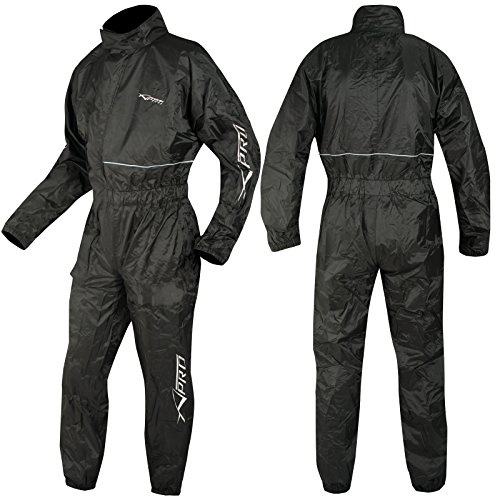 A-pro Motorcycle Motorbike Waterproof Rain Suit Over One 1 pc Trousers Jacket M