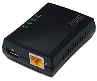 DIGITUS Multifunction Network Server Geräteserver 10Mb LAN 100Mb USB 2.0