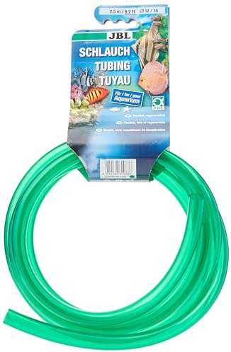 JBL Aquaschlauch 61083, Wasserschlauch, 2,5 m Länge, 12/16 mm Durchmesser, Grün
