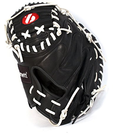 GL-201 Baseball-Handschuh aus Leder für Erwachsene, 34 Zoll, Schwarz