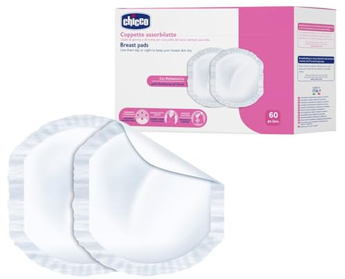 Chicco Antibakterielle Stilleinlagen Natural Feeling, 60 Stück