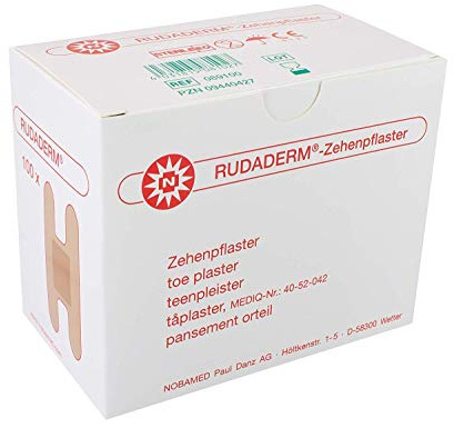 RUDADERM-Zehenpflaster 100 Stück
