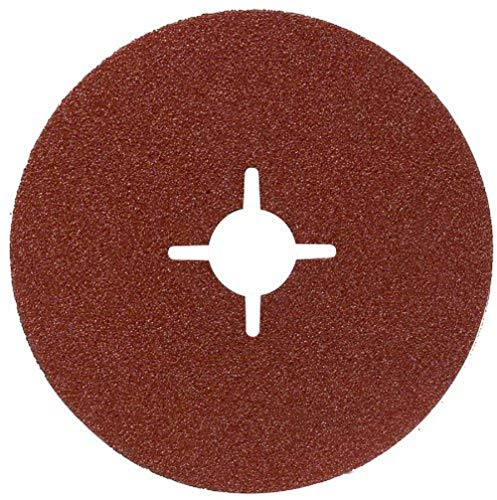 Bosch Accessories DIY Fiberschleifscheibe (für Winkelschleifer verschiedene Materialien, 5 Stück, Ø 115 mm, Körnung 80)