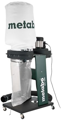 metabo Späneabsauganlage SPA 1200-550 W, 65 L Spänesack, 100 mm Schlauchanschluss - Staubklasse L, Kippsicher, Integrierte Erdung, Mobil auf Rollen - Ideal für Holzbearbeitungsmaschinen