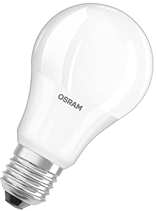 OSRAM A+ LED-Leuchtmittel in Kolbenform mit E27-Sockel, Nicht Dimmbar, Ersetzt 60 Watt, Matt, Warmweiß - 2700 Kelvin, 3er-Pack