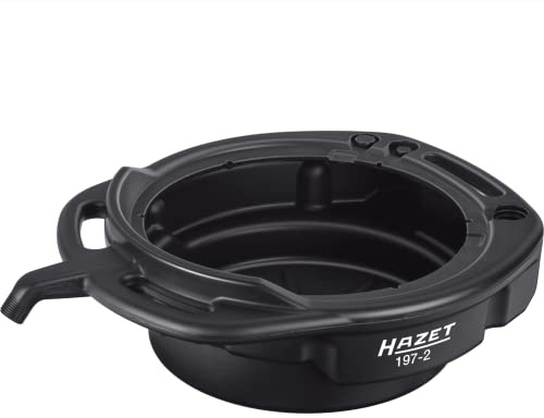 HAZET Mehrzweckwanne 197-2,16 Liter, mit Ausgießhahn, für Ölwechsel, Ölfilterwechsel und Reinigung von Teilen, bruchsicheres Polyethylen