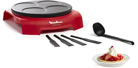 Moulinex PY312511 ACCESSIMO Pancake Party-Runde Red