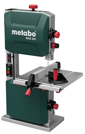 Metabo Bandsäge BAS 261 Precision – 619008000 – Bandsäge für eine hohe Präzision und stabile Schnittqualität (400 W, Schnitthöhe 103 mm)