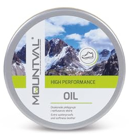 Mountval Mink Oil Nerzöl Lederöl 100 ml – Lederpflege & Lederfett farblos für Schuhe und Stiefel, wasserabweisende Imprägnierung, Glattleder & geöltes Leder, GORE-TEX