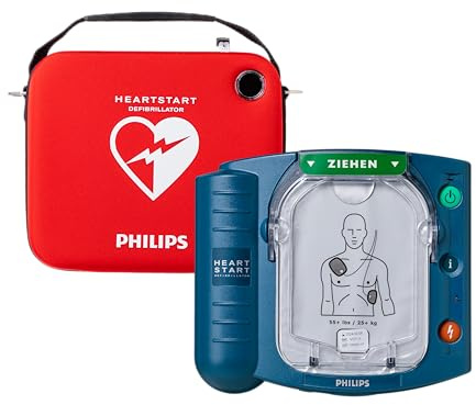 Philips HeartStart HS1 Defibrillator mit schmaler Tasche, M5066A-C02