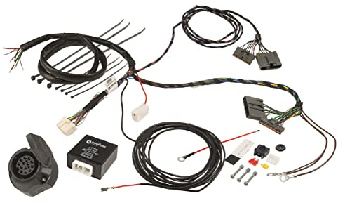 Westfalia 13-pol. fzg.-spez. Elektrosatz für VW Golf VII, Tiguan, Touran, T-Roc, Arteon, Audi A3, Q2, Skoda Octavia, Karoq, Kodiaq, Seat Ateca, Leon (alle ab BJ 06/2014) - nur für Fzg mit Vorrüstung