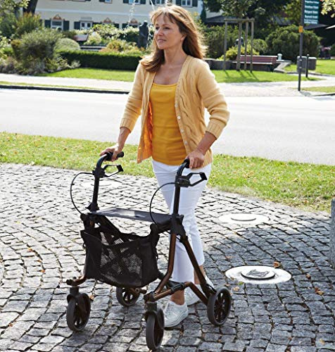 Taima M Faltbarer Leichtgewichtrollator inkl. Tasche und Stockhalterung, nur 6,5 kg