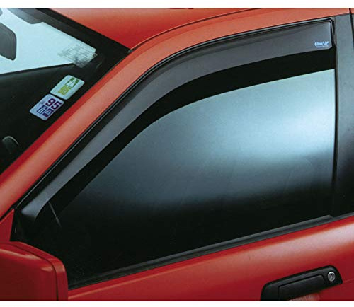 ClimAir Windabweiser kompatibel mit Citroen Berlingo / Peugeot Partner 2008-2012 + 2012-2018, Rauchgrau