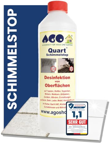 AGO Schimmelstop 500ml / Schimmelentferner/Anti Schimmel/Desinfektion von Oberflächen