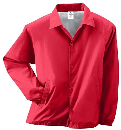 Sportswear Nylon Coach's Jacket/gefüttert – Regenfest, Wasserabweisende Oberbekleidung für Trainer und Outdoor-Aktivitäten