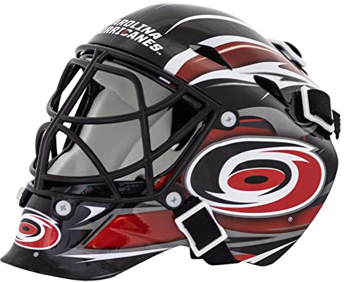 Franklin Sports NHL Team Logo Mini Hockey Goalie Mask with Case - Collectible Goalie Mask with Official NHL Logos and Colors