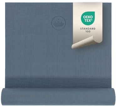 Lotuscrafts® Yoga Matte Rutschfest, 183 x 61 x 0,5 cm, Leichte Fitnessmatte auch als Gymnastikmatte, Sportmatte - Hautfreundlich & Schadstoffgeprüft