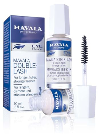 Mavala Double Lash- Strengthens Lashes Eyebrows For A Longer, Denser Stronger Effect, 10 ml (1er Pack)