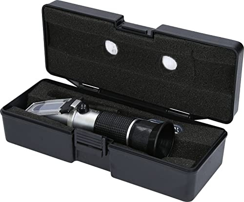 KS Tools 550.1285 Refraktometer - optisches Prüfgerät für Batterieflüssigkeit, Frostschutzmittel und AdBlue®-Zusätze