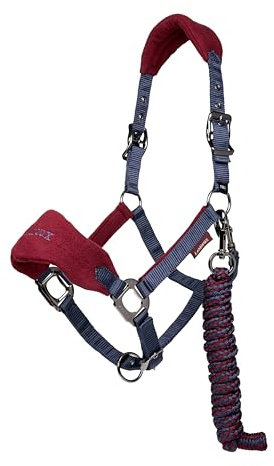 Lemieux Vogue Fleece-Halfter - Halfter & Führstrick (Burgundy - Pony)