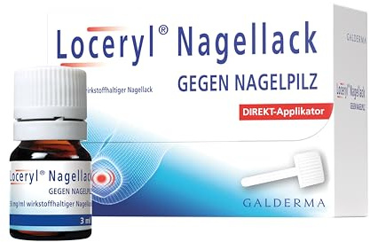 Loceryl Nagellack gegen Nagelpilz, 3 ml, gegen Finger- und Fußnagelpilz mit Langzeiteffekt