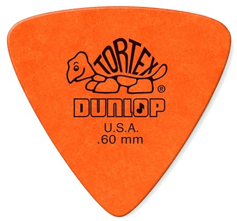 JIM DUNLOP Plektrum Tortex Triangel 0,60mm 6 Stück