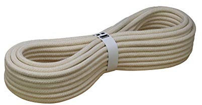 Hummelt Baumwollseil Baumwollkordel mit Kern 12mm 5m Natur (beige)