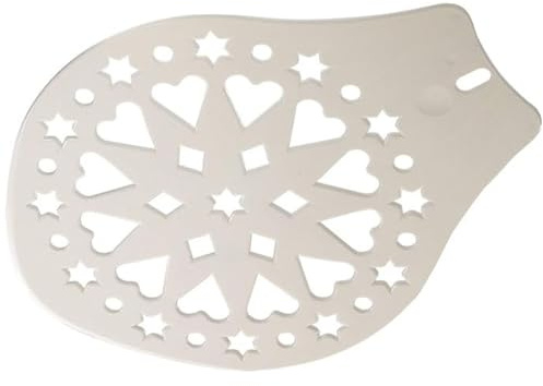 Westmark Kuchen- und Tortenheber, Verzierschablone, Durchmesser: 28,2 cm, Kunststoff, Weiß, 31412270