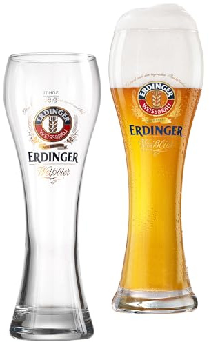 Ritzenhoff & Breker Weizenbiergläser Erdinger | 2er Set | 500 ml | geeicht
