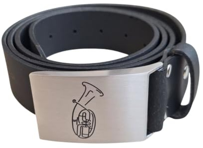 Ledergürtel Tenorhorn schönes Geschenk für Tenorhornisten