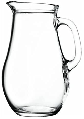 Pasabahce Bistro 80119 - Krug Glaskrug Wasserkrug, 1.850 ml, ~2 Liter, Transparent