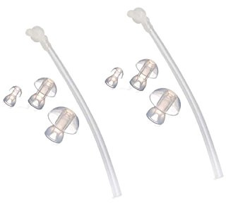 CareforYou® 6 Stück Siemens Ohrstöpsel Hörhilfen Ohrstöpsel Ohrstöpsel Ohrstöpsel Ohrstöpsel Ohrstöpsel Tube ca. 9 cm Länge BTE Hörhilfen Kuppel und Tube Kit