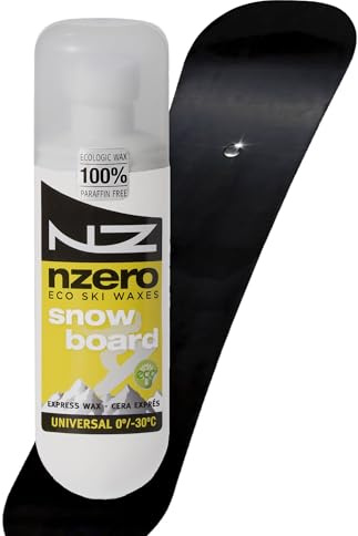 NZEROWAX │ Bio-Snowboardwachs | Geeignet für alle Schneeverhältnisse | organisch | Nachhaltig und umweltfreundlich | 100 ml