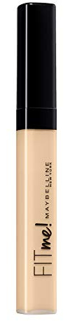 Maybelline New York Abdeckstift, Fit Me! Concealer, Für makellose Haut, Alle Hauttypen, Nr. 15 Fair, 6,8 ml