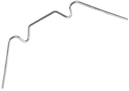 Zelsius Stahl Gewächshausklammern (50 Stück) | rostfrei und sturmfest | 85 x 30 mm | Klammern für Gewächshaus, Klemmbausteine für Gewächshausplatten bis 6 mm | Zubehör, Ersatzteile