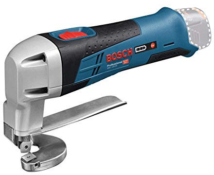 Bosch Professional 12V System Akku Blechschere GSC 12V-13 (inkl. Innensechskantschlüssel, 1x Ober- und Untermesser für Blechschere, Einlage, ohne Akku/ Ladegerät)