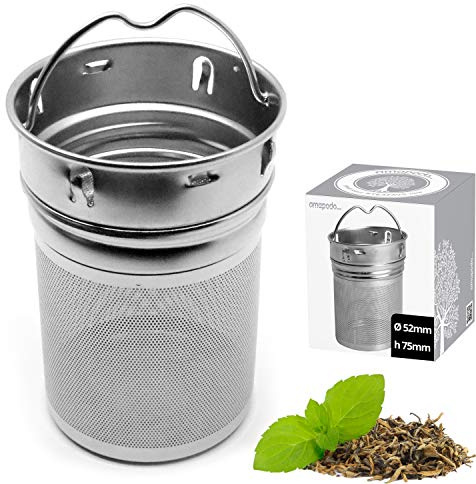 amapodo Teesieb für losen Tee - 304 Edelstahl Teefilter für Teeflaschen, Trinkflaschen, Thermobecher, Thermoskannen, Glasflaschen, Isolierkannen, Sieb Teeeinsatz, Spülmaschinenfest, Plastikfrei