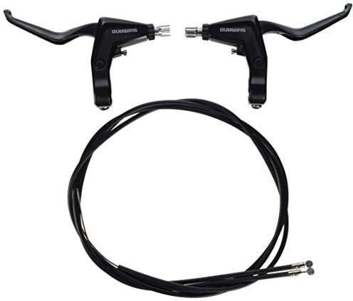 Shimano Bremshebel BL-T4010 Paar Schwarz Inkl. Zug und Hülle, EBLT4010PAL1