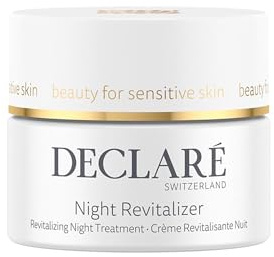Declaré Age Control Night Revitalizer - Nachtcreme mit Vitamin E & Pflanzenextrakten - Anti Aging Gesichtscreme stimuliert Zellerneuerung - Anti Falten Feuchtigkeitscreme - Made in Switzerland - 50 ml