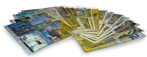 SAFE 15er-Set Blätter für ein Bierdeckel-Sammelalbum | Dekorative Sammelfläche mit einzeln zugänglichen Positionen für Fundstücke
