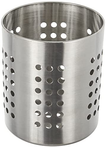 Zeller 27340 Küchenutensilienhalter, Edelstahl ø 12 x 13 cm
